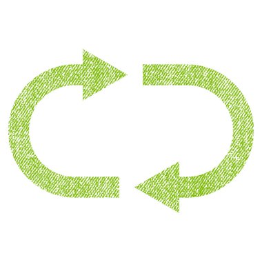 Geri dönüşüm kumaş dokulu simgesi