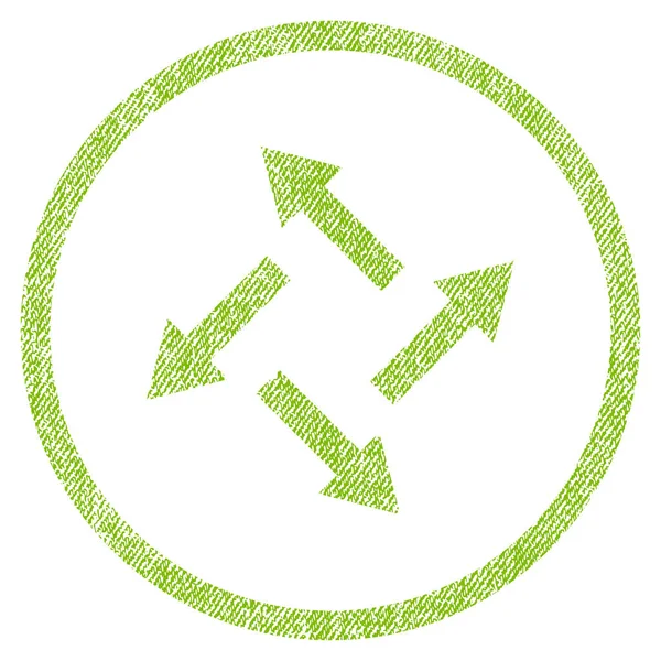 Santrifüj okları kumaş dokulu simgesi