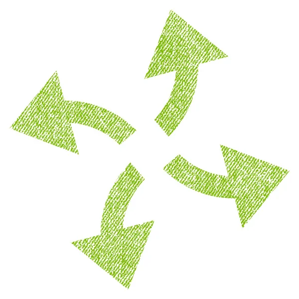 Santrifüj okları kumaş dokulu simgesi