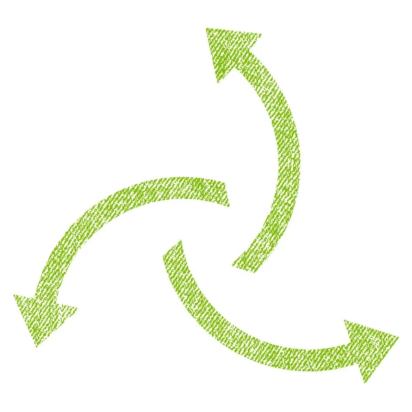 Santrifüj okları kumaş dokulu simgesi