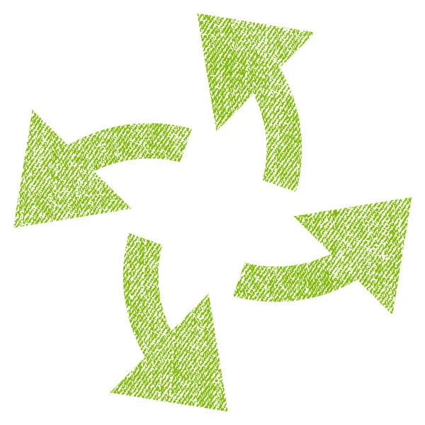 Santrifüj okları kumaş dokulu simgesi