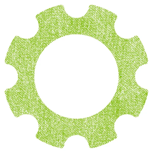 Dişli kumaş dokulu simgesini