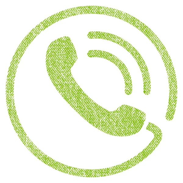 Telefon görüşmesi kumaş dokulu simgesi