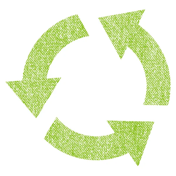Geri dönüşüm kumaş dokulu simgesi