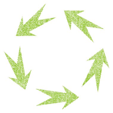 Döndürme kumaş dokulu simgesi