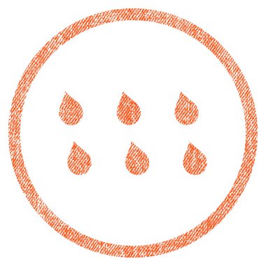 Simge damla kumaş dokulu