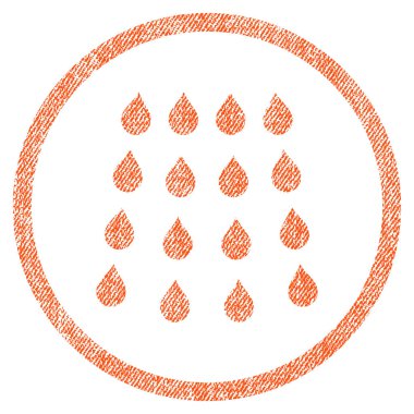 Simge damla kumaş dokulu