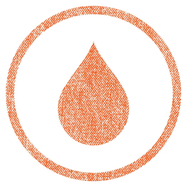 Kumaş dokulu simge damla