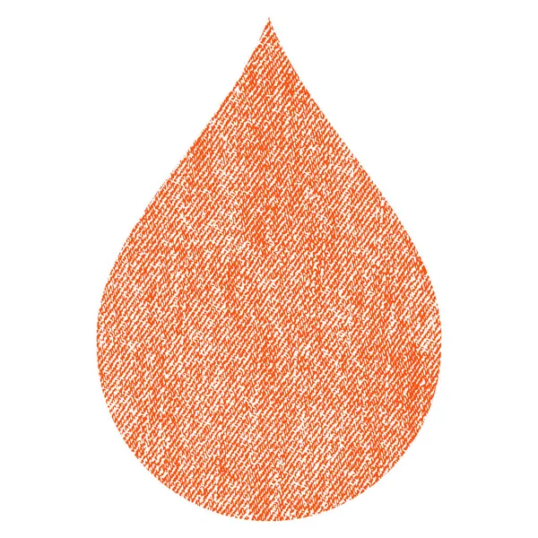 Kumaş dokulu simge damla