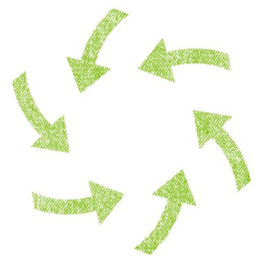 Oklar kumaş dokulu simgesi girdap