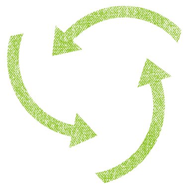 Oklar kumaş dokulu simgesi girdap