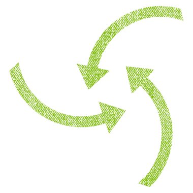 Oklar kumaş dokulu simgesi girdap