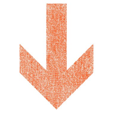 Kumaş dokulu simgesi aşağı ok