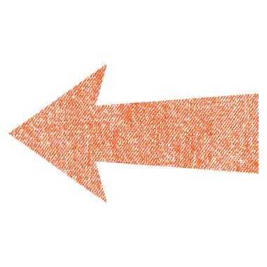 Ok sol kumaş dokulu simgesi