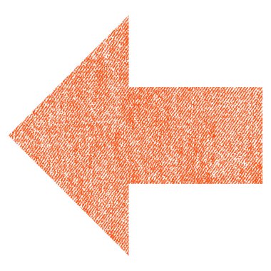 Ok sol kumaş dokulu simgesi