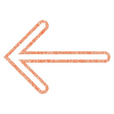 Ok sol kumaş dokulu simgesi