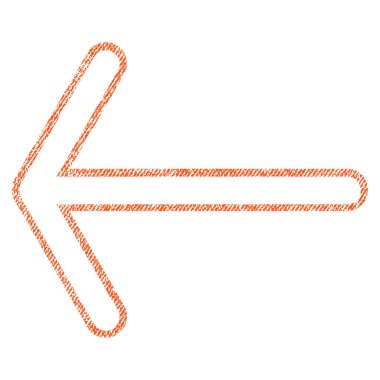 Ok sol kumaş dokulu simgesi