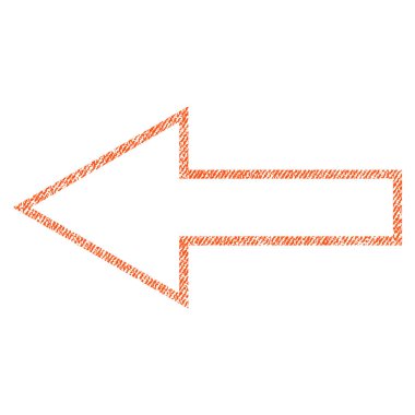 Ok sol kumaş dokulu simgesi