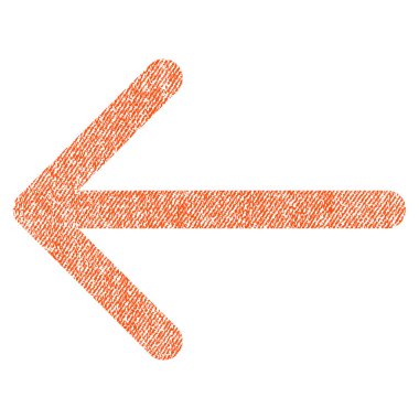 Ok sol kumaş dokulu simgesi