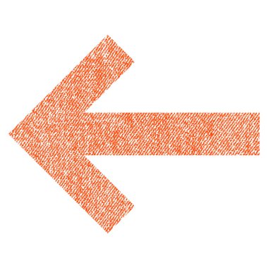 Ok sol kumaş dokulu simgesi