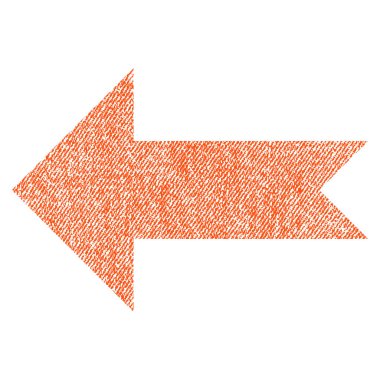 Ok sol kumaş dokulu simgesi