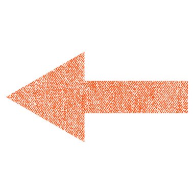 Ok sol kumaş dokulu simgesi