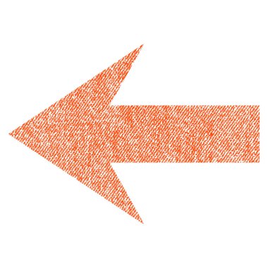 Ok sol kumaş dokulu simgesi