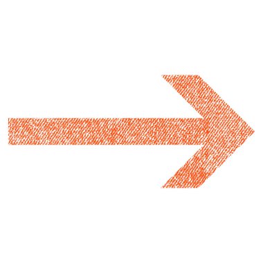 Ok sağ kumaş dokulu simgesi