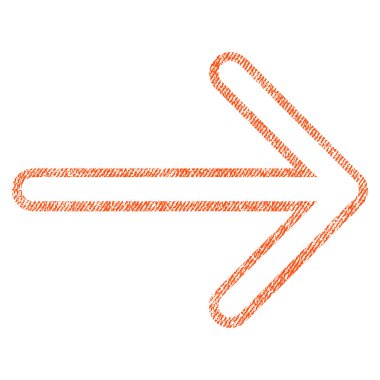 Ok sağ kumaş dokulu simgesi