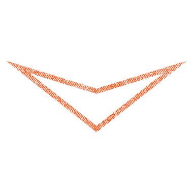 Kumaş dokulu simgesi aşağı ok ucu