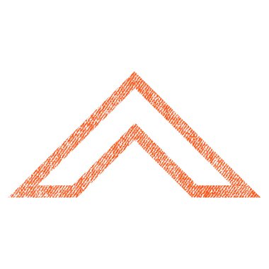 Kumaş dokulu simgesi yukarı ok ucu