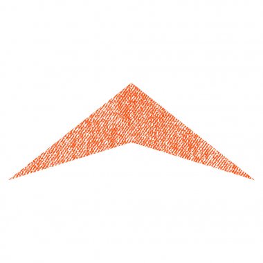 Kumaş dokulu simgesi yukarı ok ucu