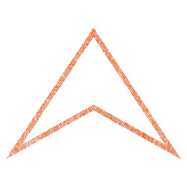 Kumaş dokulu simgesi yukarı ok ucu