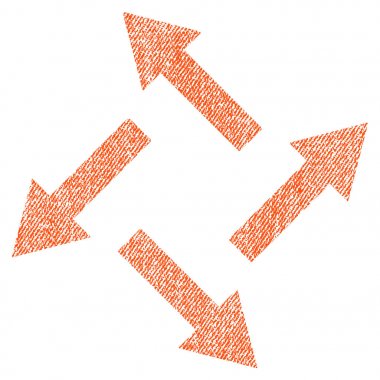 Santrifüj okları kumaş dokulu simgesi