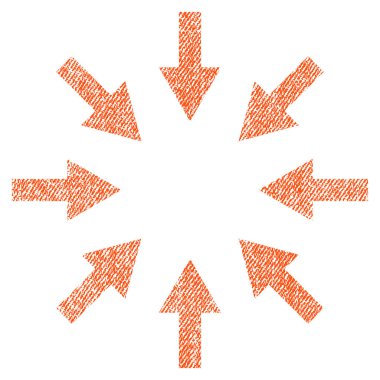 Kompakt okları kumaş dokulu simgesi