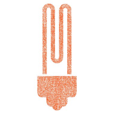 Floresan ampul kumaş dokulu simgesi