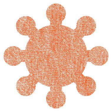 Dişli kumaş dokulu simgesini