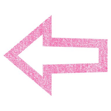 Ok sol kumaş dokulu simgesi