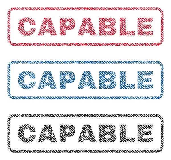 Yetenekli Tekstil pullar