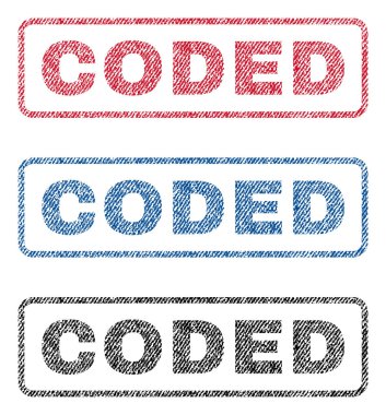 Kodlanmış Tekstil pullar