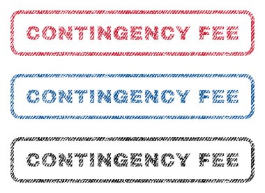 Acil durum ücreti Tekstil pullar