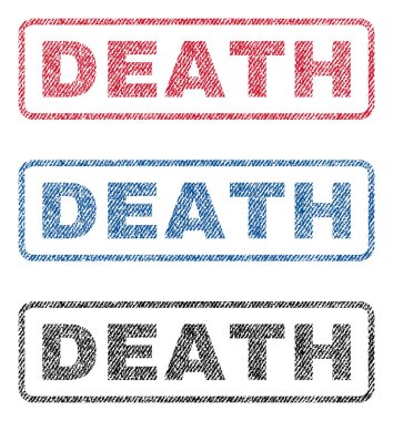 Ölüm Tekstil pullar