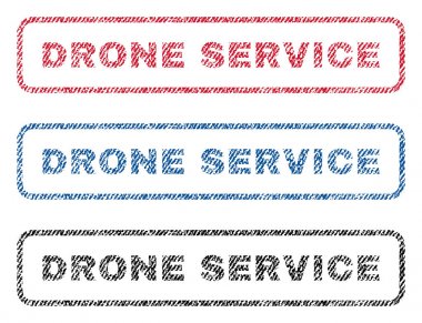 Drone hizmet Tekstil pullar