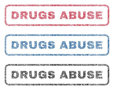 Uyuşturucu istismarı Tekstil pullar