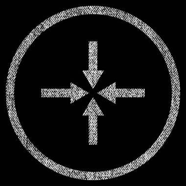 Etkisi okları kumaş dokulu simgesi