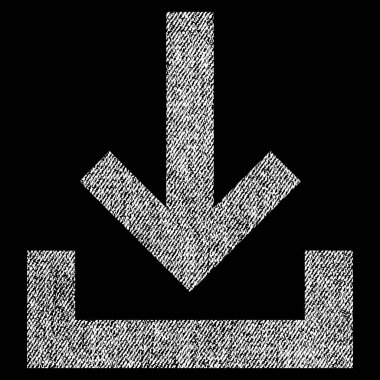 Gelen kutusu kumaş dokulu simgesi