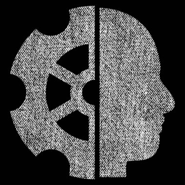 Akıl kumaş dokulu simgesi