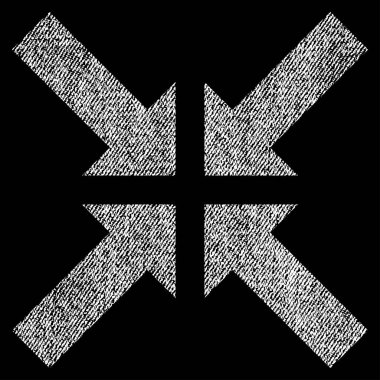 Basınç okları kumaş dokulu simgesi