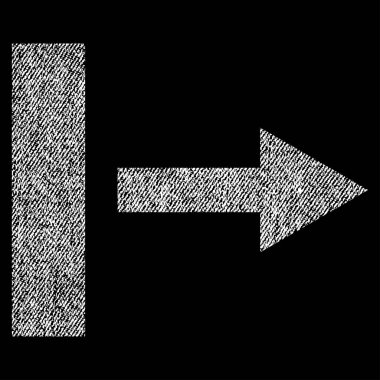 Kumaş dokulu simgesi doğru çekin