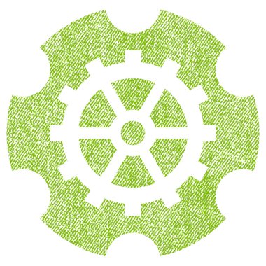 Gearwheel kumaş dokulu simgesi